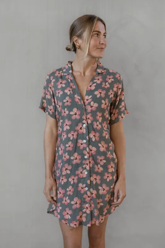 Aloha Shirt Dress - Hau sold by Lokahi Swimwear