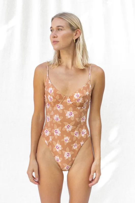 Peregian One Piece - Butterum sold by Lokahi Swimwear