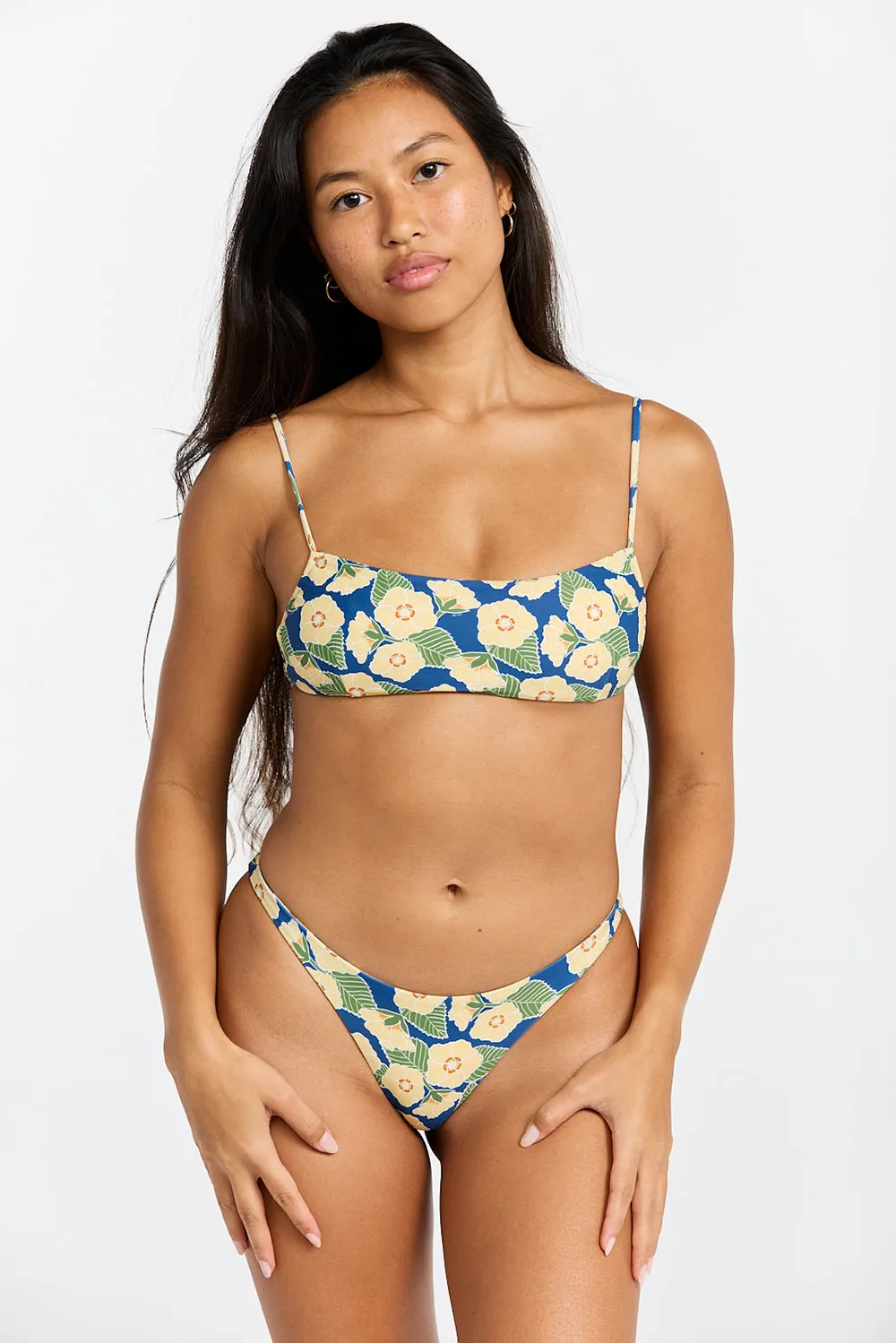 Benoa Swim Ally Top in Ilima sold by Society Bikini