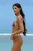 ACACIA Summer 2024 Baja Piped Dual Ribbed Top in Rouge- Last One sold by Society Bikini
