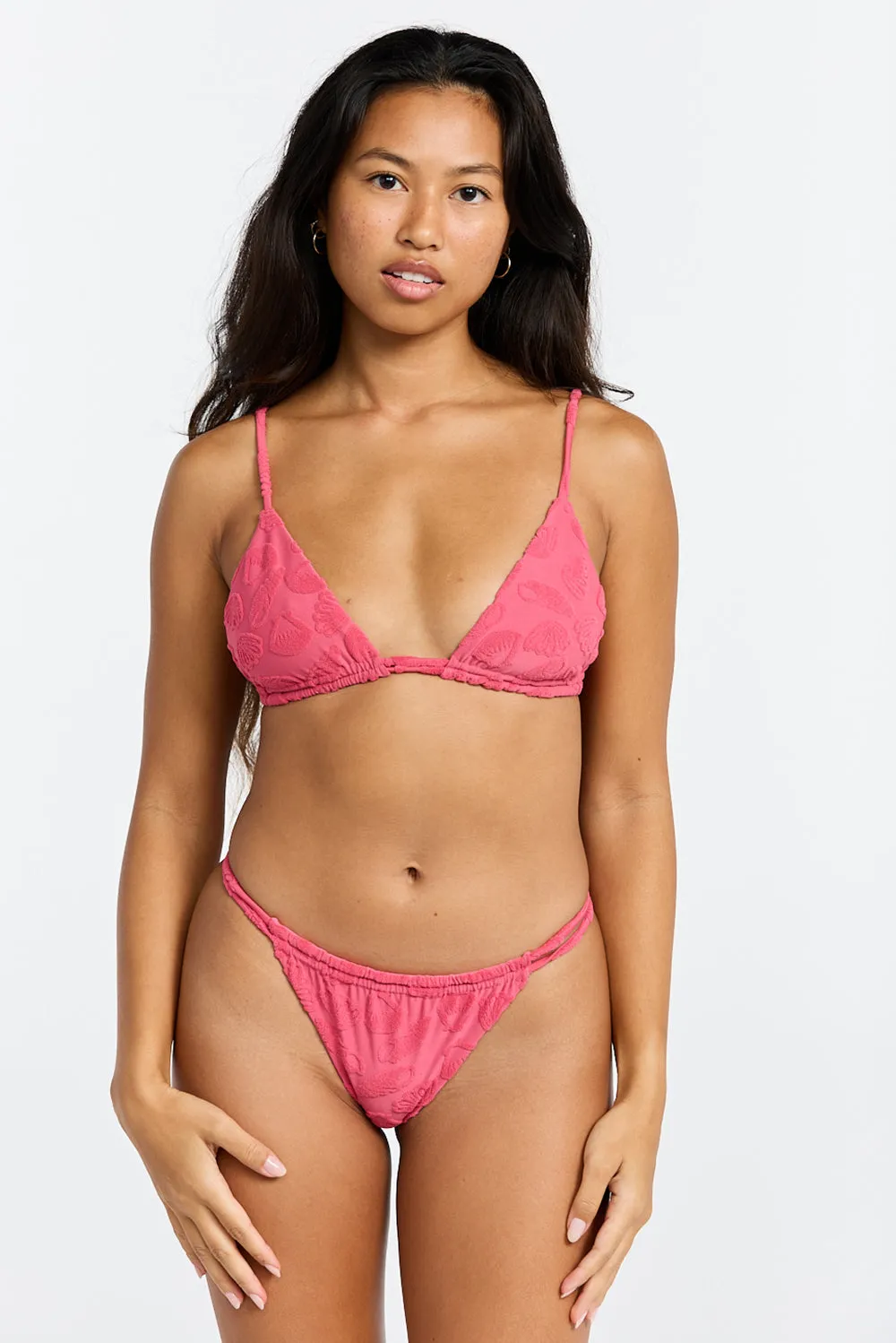 Benoa Swim Siena Top in Terry Shells sold by Society Bikini