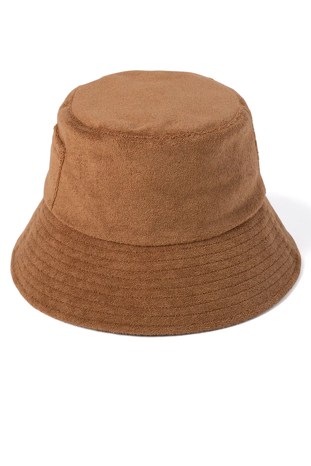 Lack of Color Terry Wave Bucket Hat in Coffee Brown sold by Society Bikini product image thumbnail 2