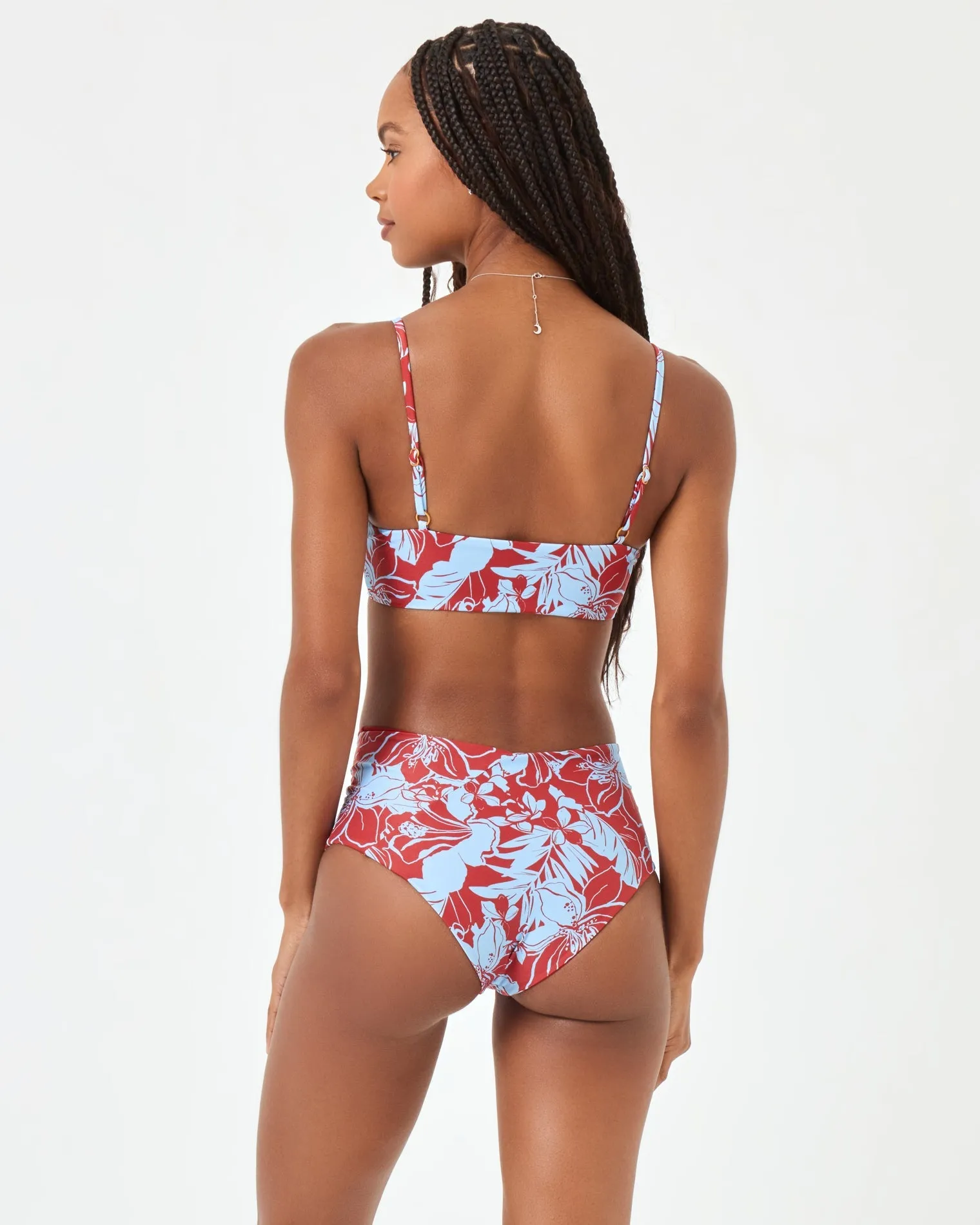 Eco Chic Econyl® High Tide Bikini Bottom - Going Tropical sold by Society Bikini product image thumbnail 2