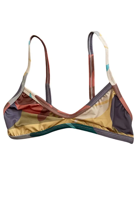 Posh Pua Pili Top in Satellite Floral sold by Society Bikini