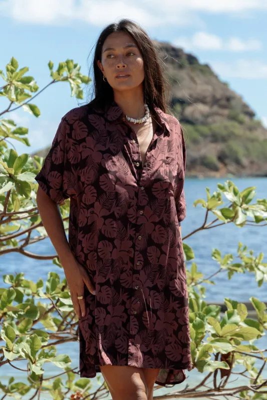 Mai Dylan Dress in Jungle made by Society Bikini