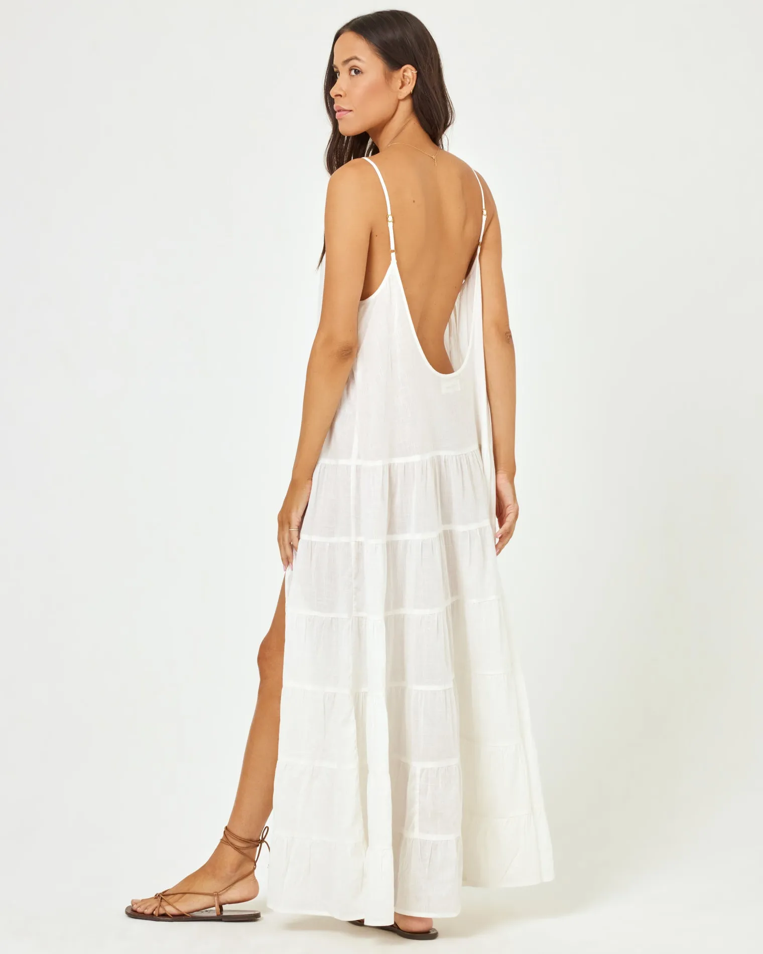 Goldie Cover-Up Dress - Cream sold by Society Bikini product image thumbnail 3