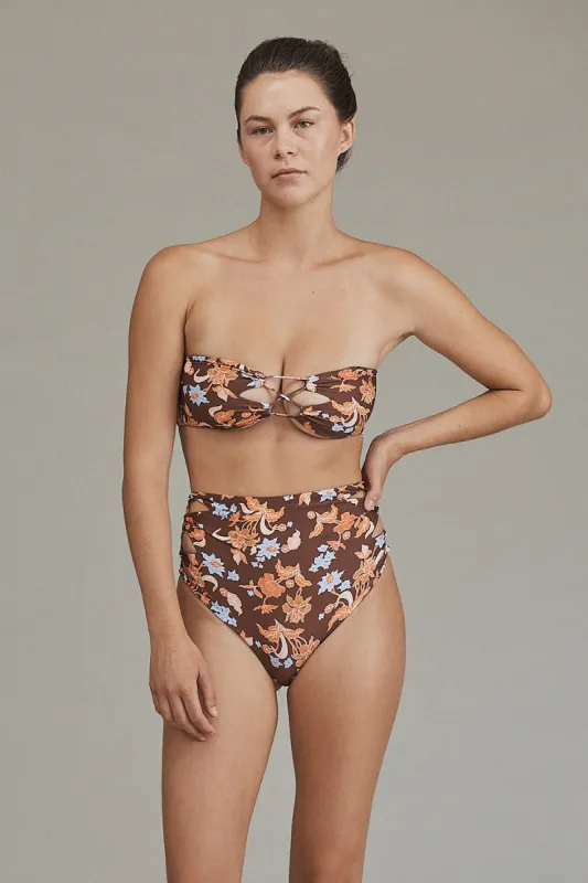 ACACIA Fall 2024 Lumahai Top in Licorice sold by Society Bikini