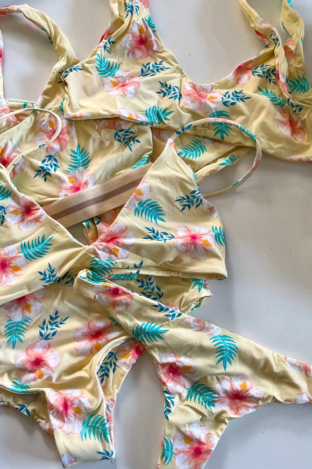 Mai Deluxe MOD Bottom in Vintage Paradise- Last One sold by Society Bikini product image thumbnail 3