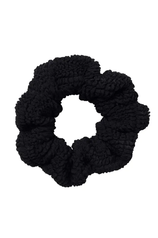 Hunza G Hair Scrunchie in Black made by Hunza G