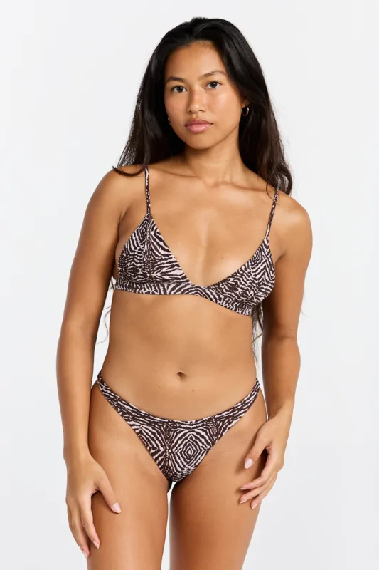 Benoa Swim Mimi Top in Safari sold by Society Bikini