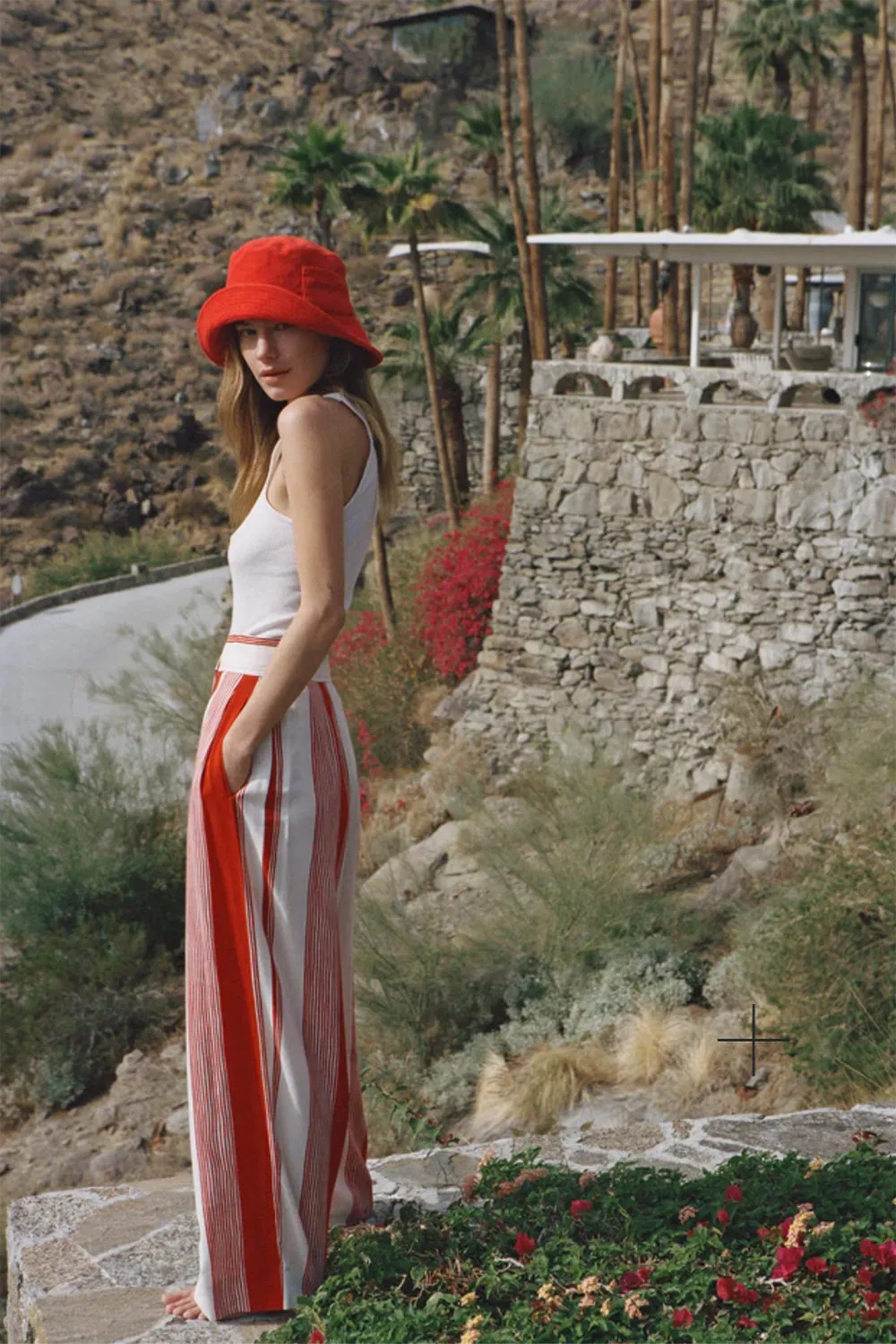 Lack of Color Terry Wave Bucket Hat in Cherry Red sold by Society Bikini product image thumbnail 4