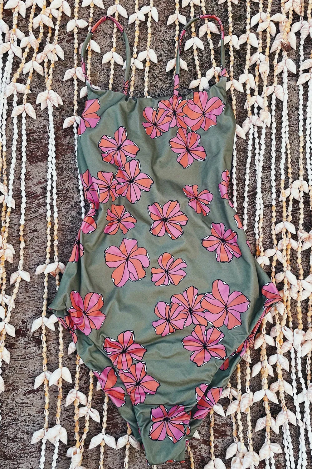 Posh Pua Ipo One Piece in Retro Ilima- Last One sold by Society Bikini product image thumbnail 2