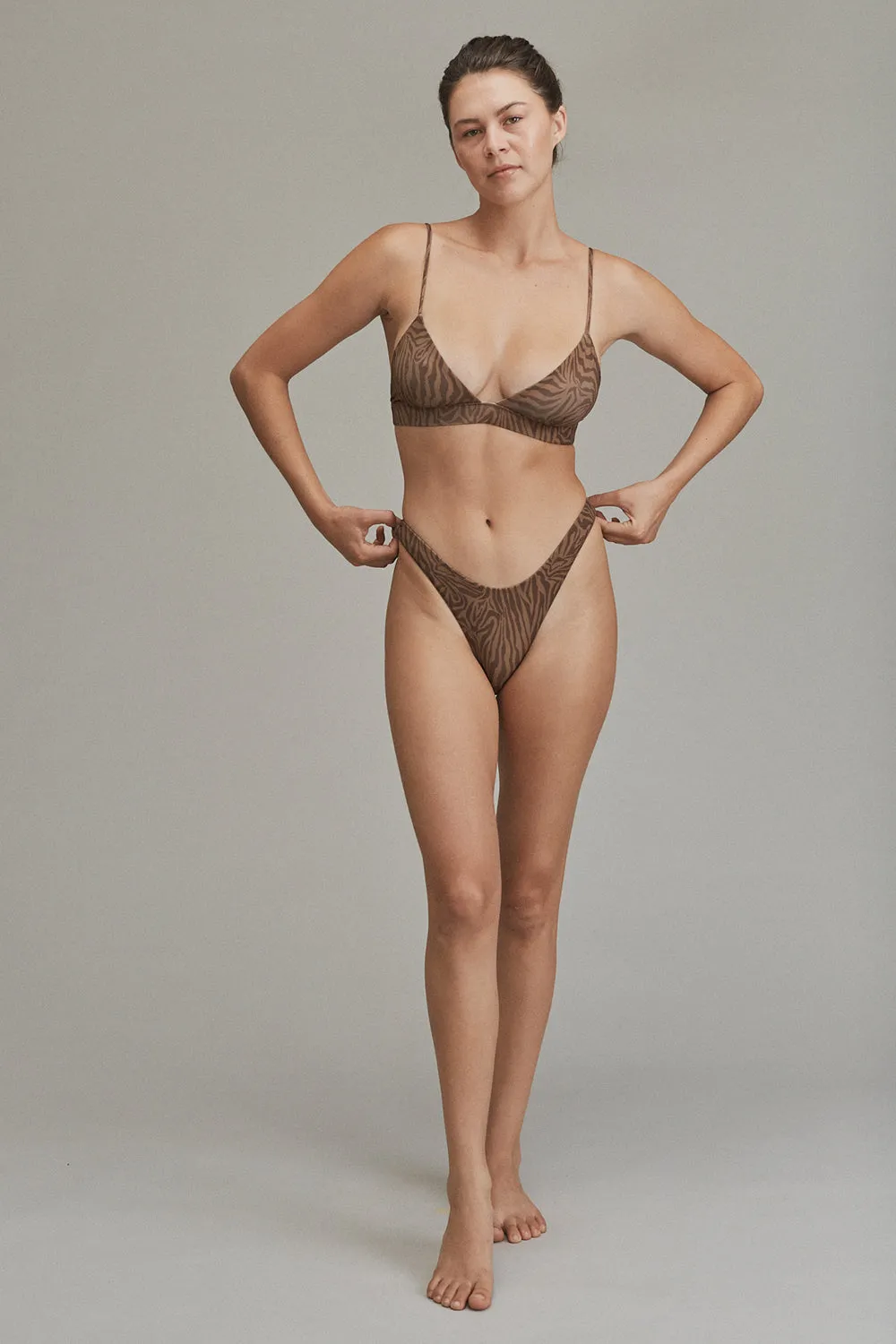 ACACIA Fall 2024 Oslo Bodywear Bottom in Neutral Marés sold by Society Bikini product image thumbnail 2