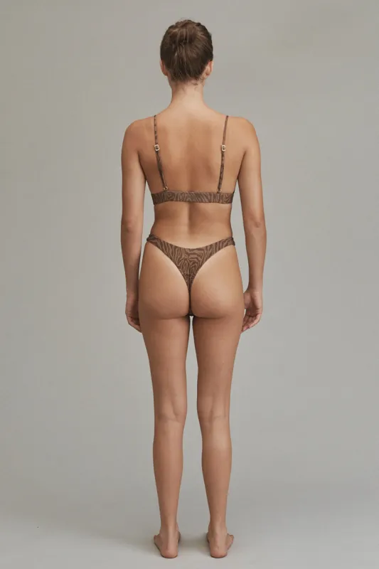 ACACIA Fall 2024 Oslo Bodywear Bottom in Neutral Marés sold by Society Bikini
