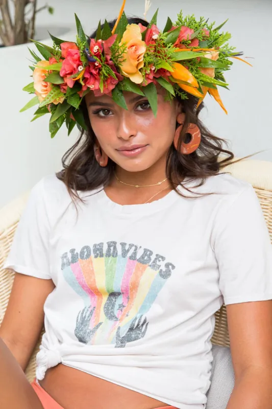 Dolkii Tee Aloha Vibes in Moonstruck- Last One sold by Society Bikini