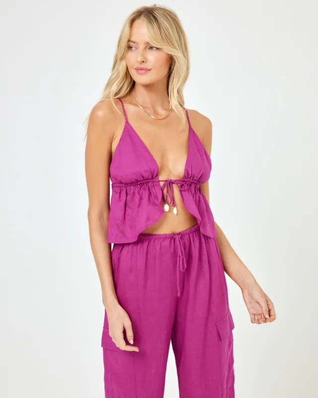 Sundown Top - Berry sold by Society Bikini