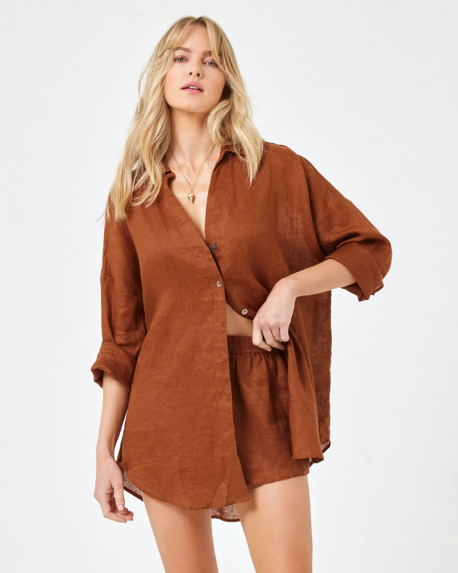 Rio Tunic - Coffee sold by Society Bikini product image thumbnail 4
