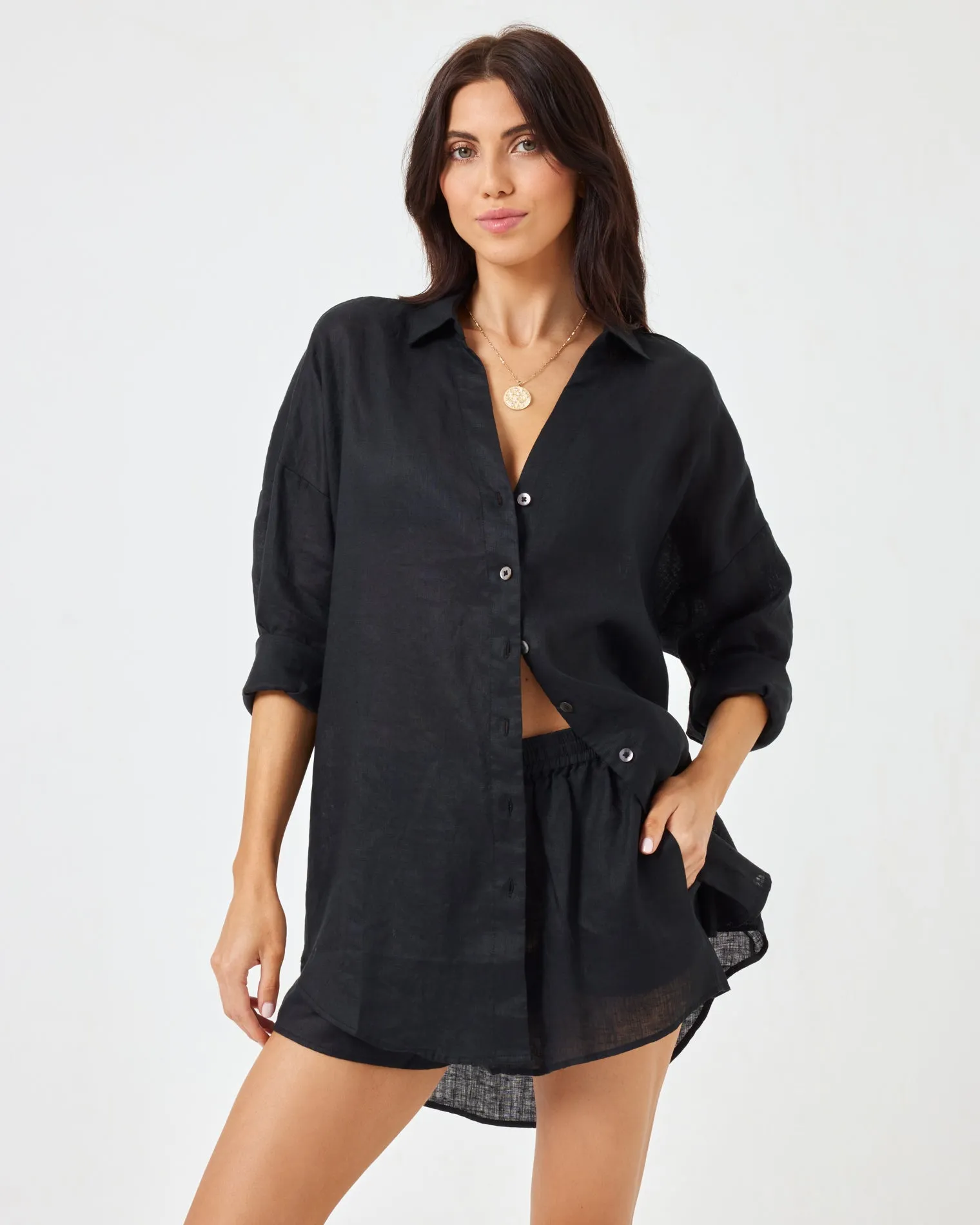 Rio Tunic - Black sold by Society Bikini