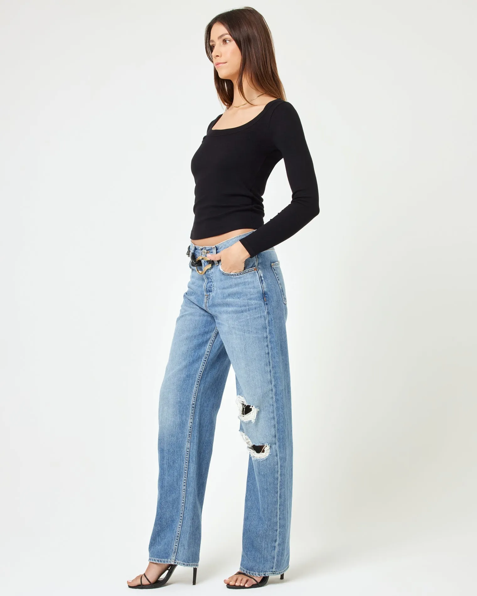 Ashlyn Long Sleeve - Black sold by Society Bikini product image thumbnail 3