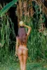 Posh Pua Kainalu Crochet Bottom in Copper sold by Society Bikini
