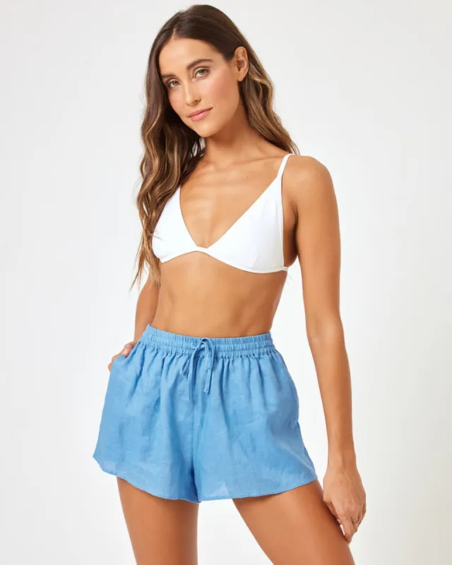 Rio Short - Cornflower sold by Society Bikini