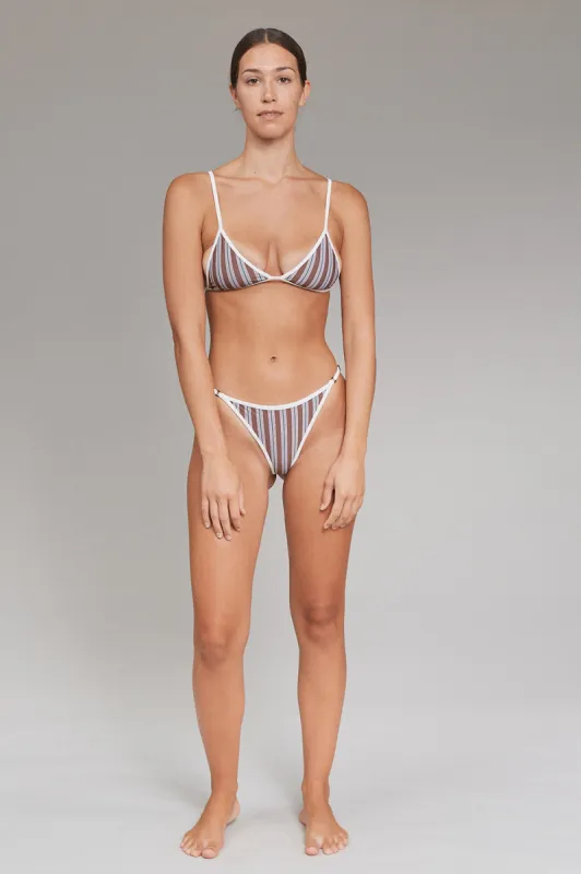 ACACIA Resort 2025 Baja Piped Top in Nia- Last One sold by Society Bikini