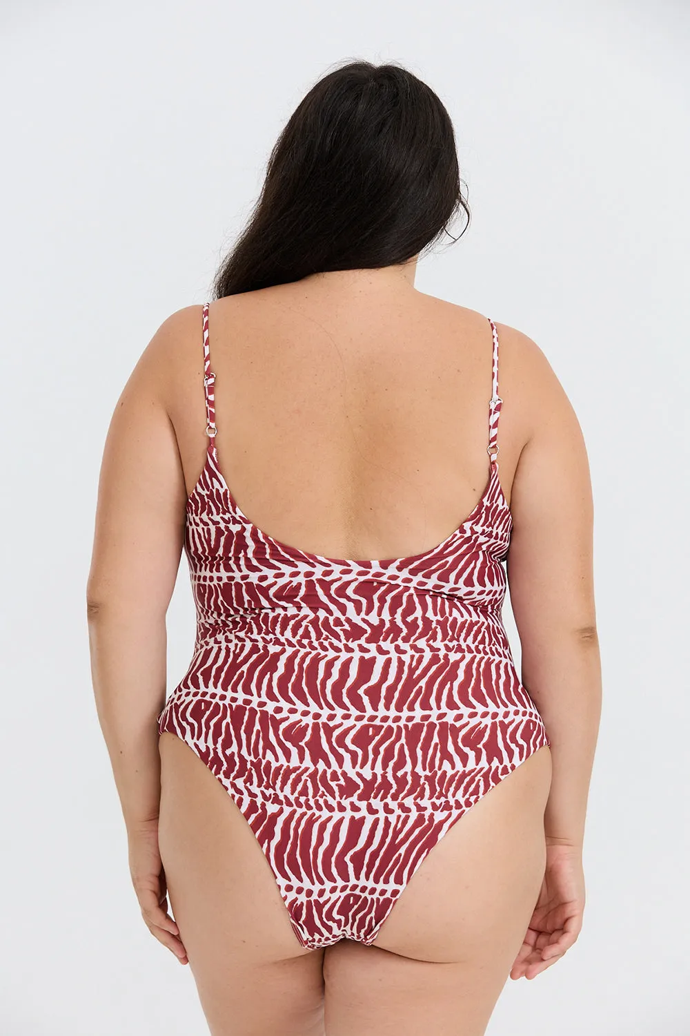 Benoa Curve Swim Makenna One Piece in Miter- Last One sold by Society Bikini product image thumbnail 3