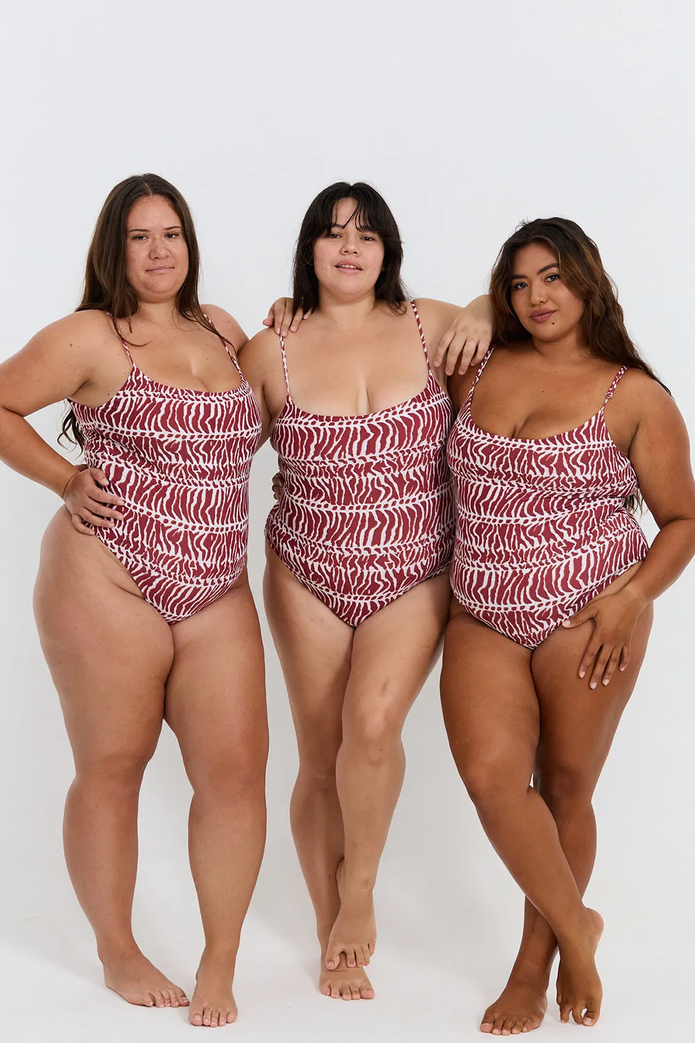 Benoa Curve Swim Makenna One Piece in Miter- Last One sold by Society Bikini product image thumbnail 4