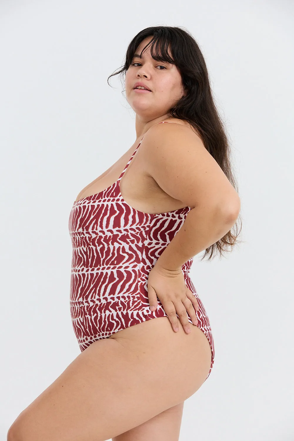 Benoa Curve Swim Makenna One Piece in Miter- Last One sold by Society Bikini product image thumbnail 2
