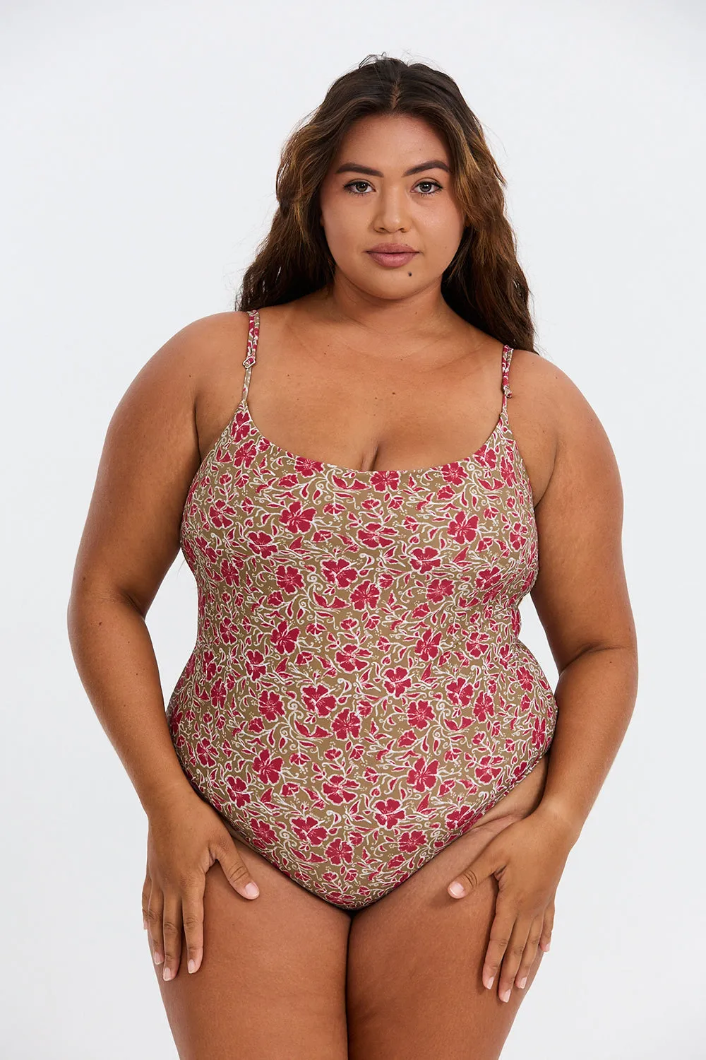 Benoa Curve Swim Makenna One Piece in Eden- Last One sold by Society Bikini