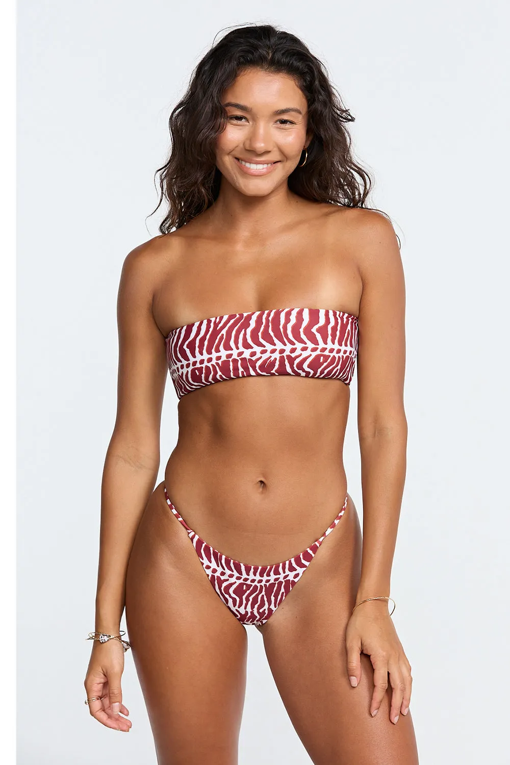 Benoa Swim Canggu Top in Miter sold by Society Bikini