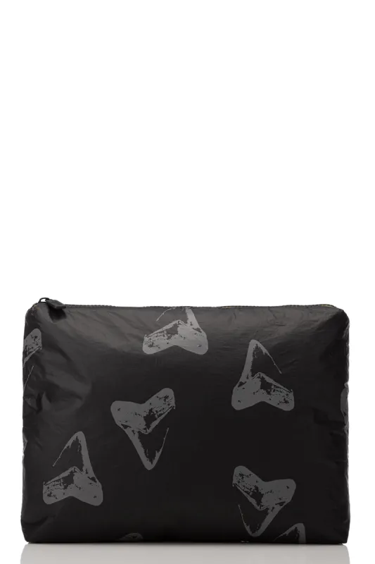 ALOHA Collection Mid 'Aumakua Pouch in Black sold by Society Bikini