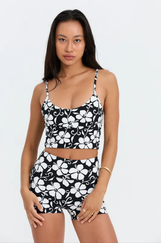 Benoa Active Tank in Pupukea|Black sold by Society Bikini