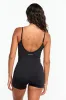 Benoa Active Square Neck Romper 3" in Black sold by Society Bikini