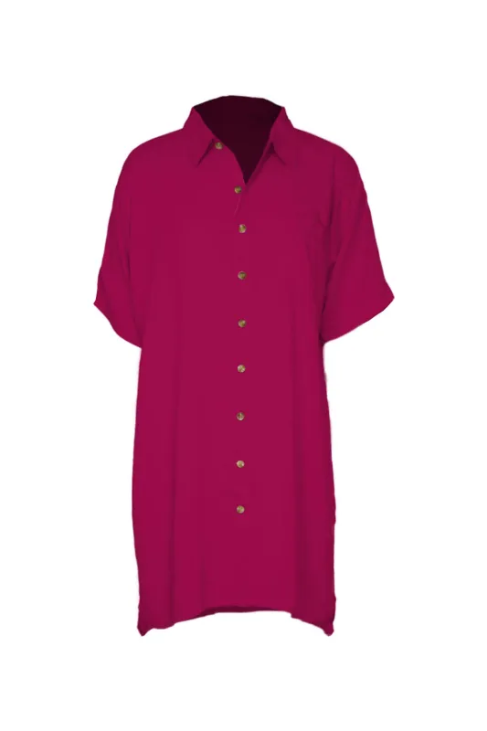 Mai Dylan Dress in Beet Red- Last One made by Society Bikini