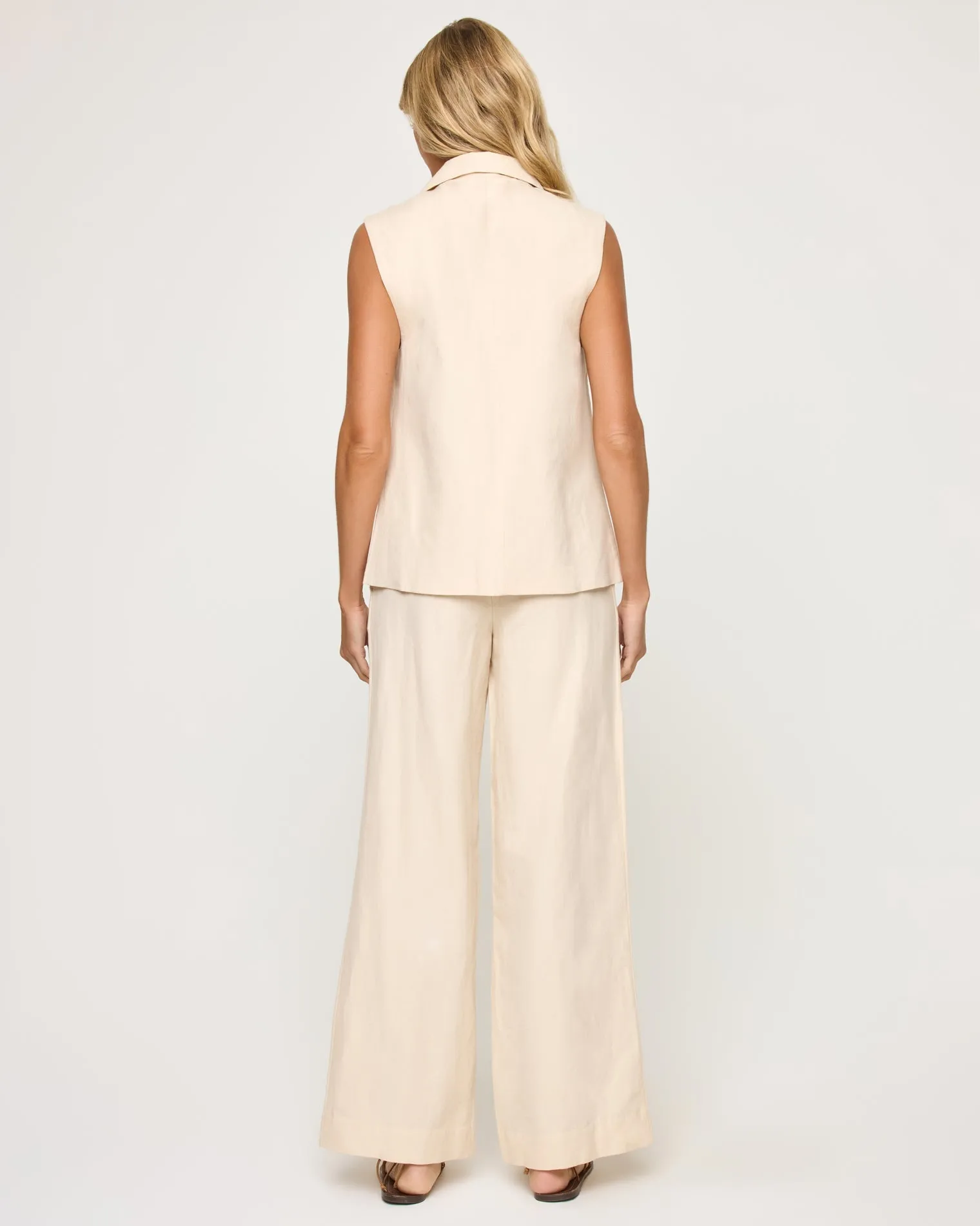 Sofie Trouser - Flax sold by Society Bikini product image thumbnail 3