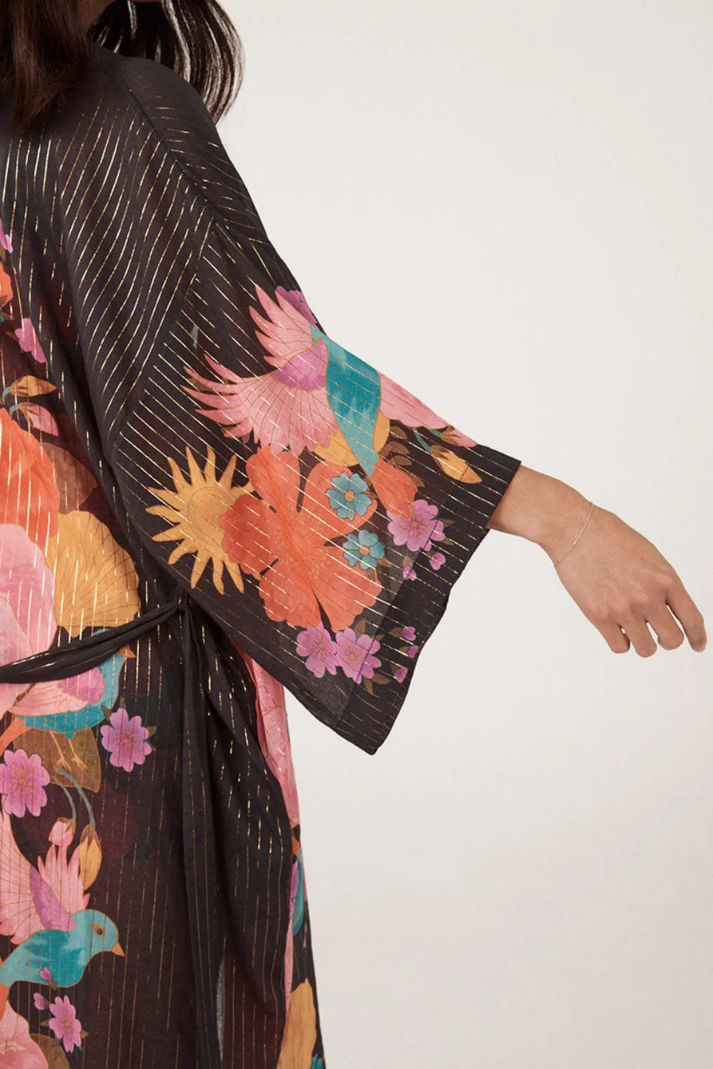 SPELL Beach Bar Robe in After Dark sold by Society Bikini product image thumbnail 5