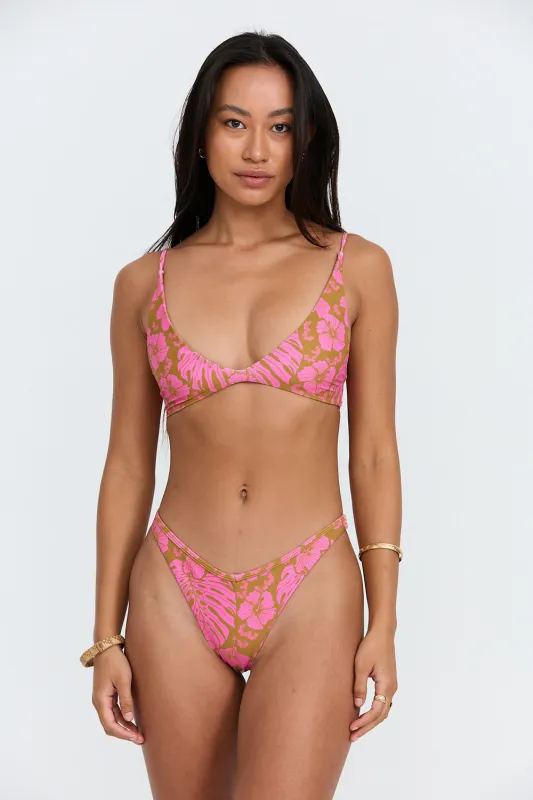 Benoa Swim Zoe Top in Garden sold by Society Bikini