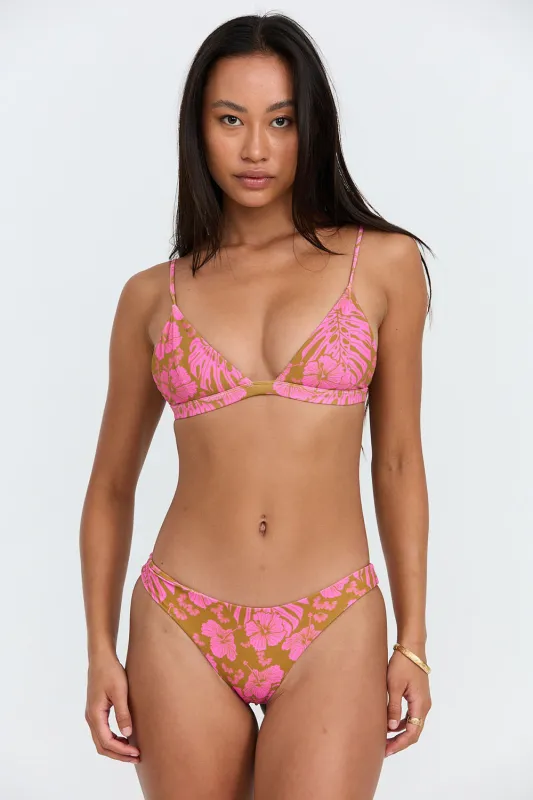 room306contemporary 即完売 Safari Bikini Golden Hour Bikini Top Safari Bloom | White Fox Boutique US