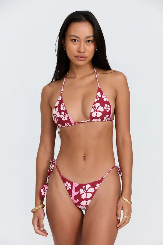 Benoa Swim Mariko Top in Papeete sold by Society Bikini