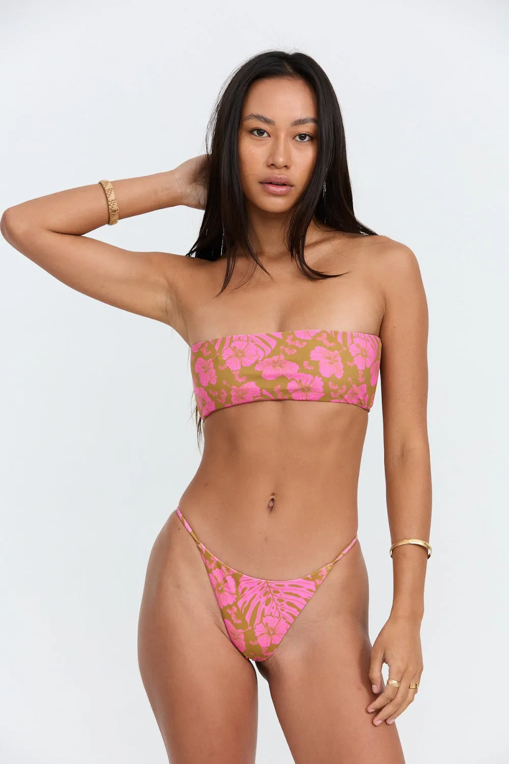 Benoa Swim Canggu Top in Garden sold by Society Bikini