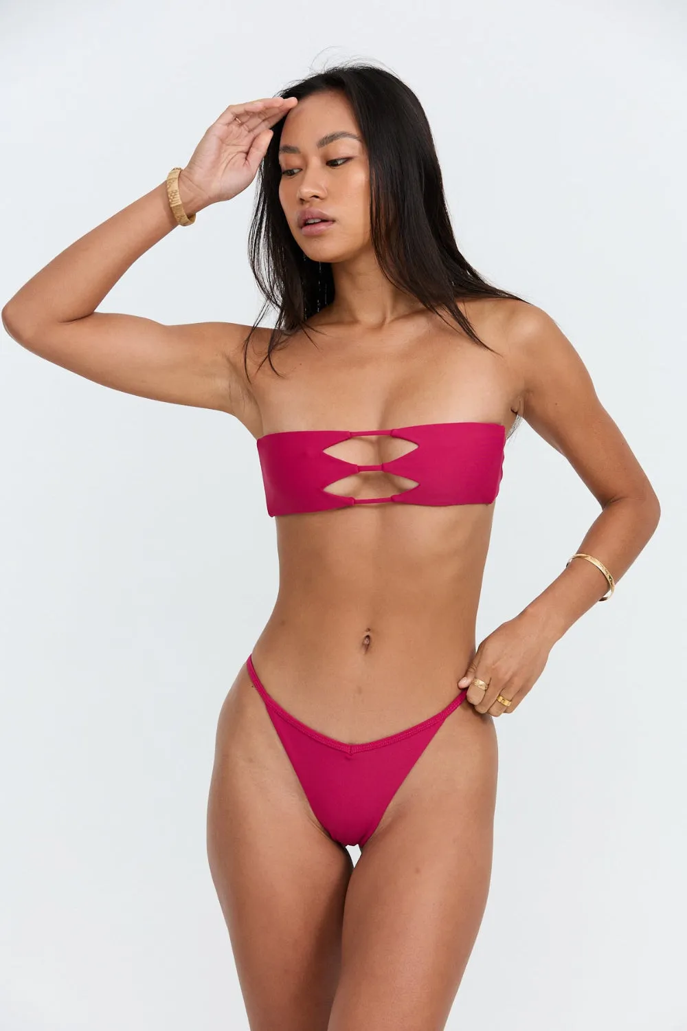 Benoa Swim India Top in Ginger sold by Society Bikini