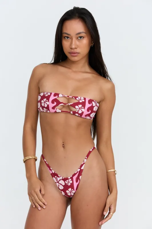 Benoa Swim India Top in Papeete sold by Society Bikini
