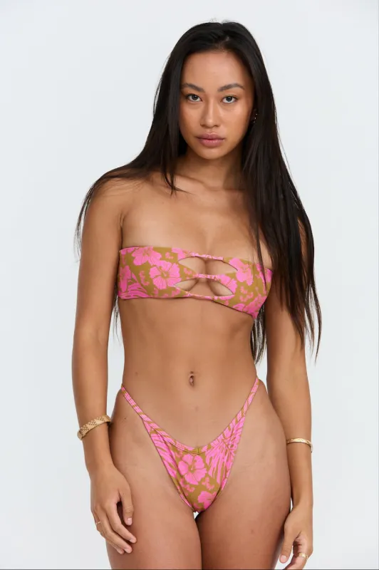 Benoa Swim India Top in Garden sold by Society Bikini