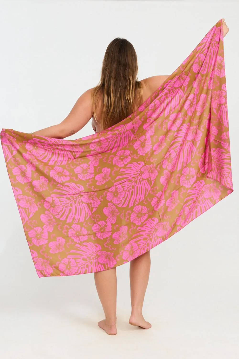 Benoa Swim Pareo in Garden sold by Society Bikini