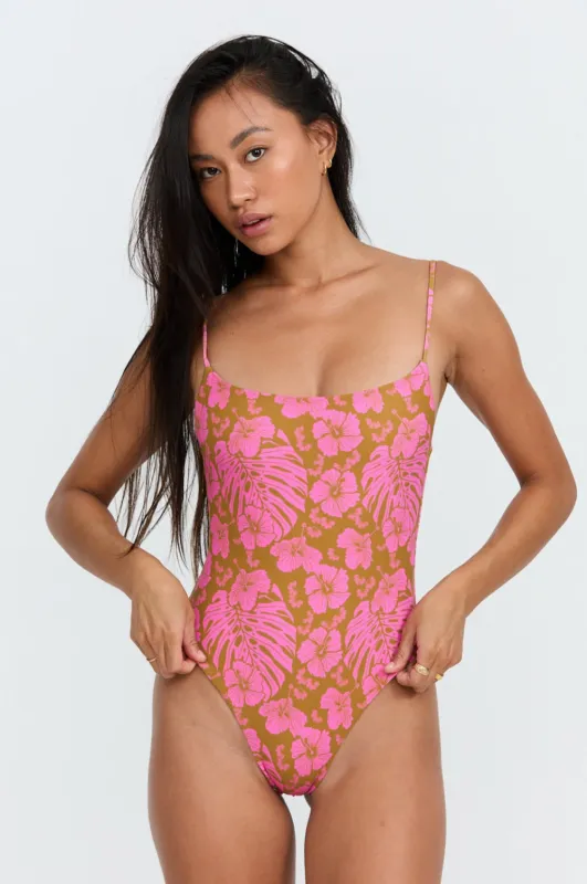 Benoa Swim Makenna One Piece in Garden sold by Society Bikini