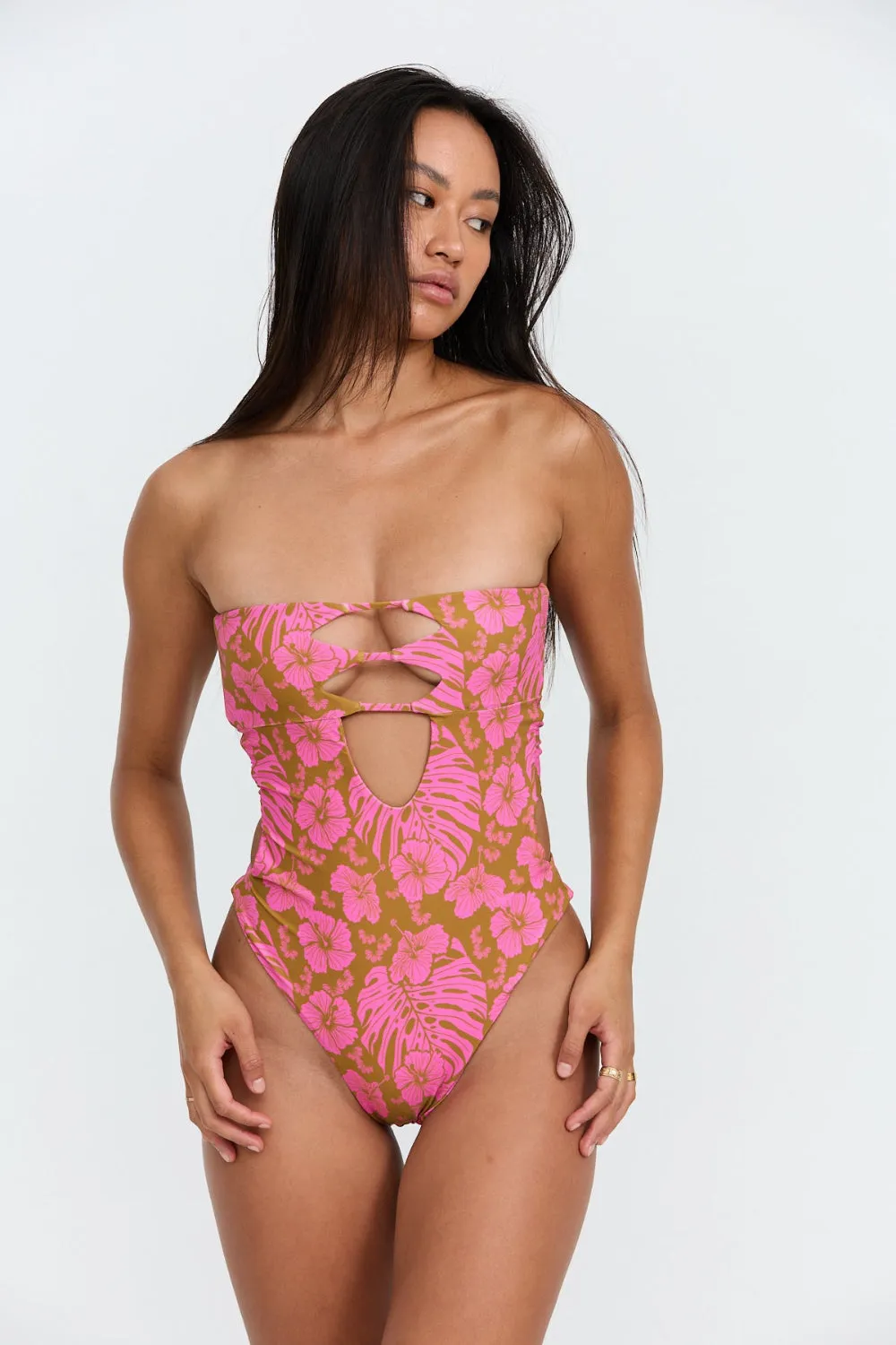 Benoa Swim India One Piece in Garden sold by Society Bikini