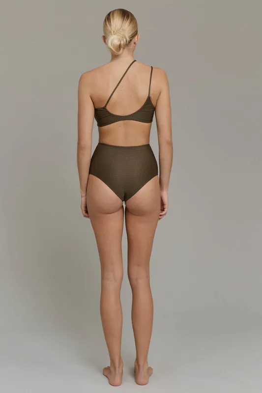 ACACIA Capsule 2025 Seychelles Mesh Bottom in Sapote sold by Society Bikini