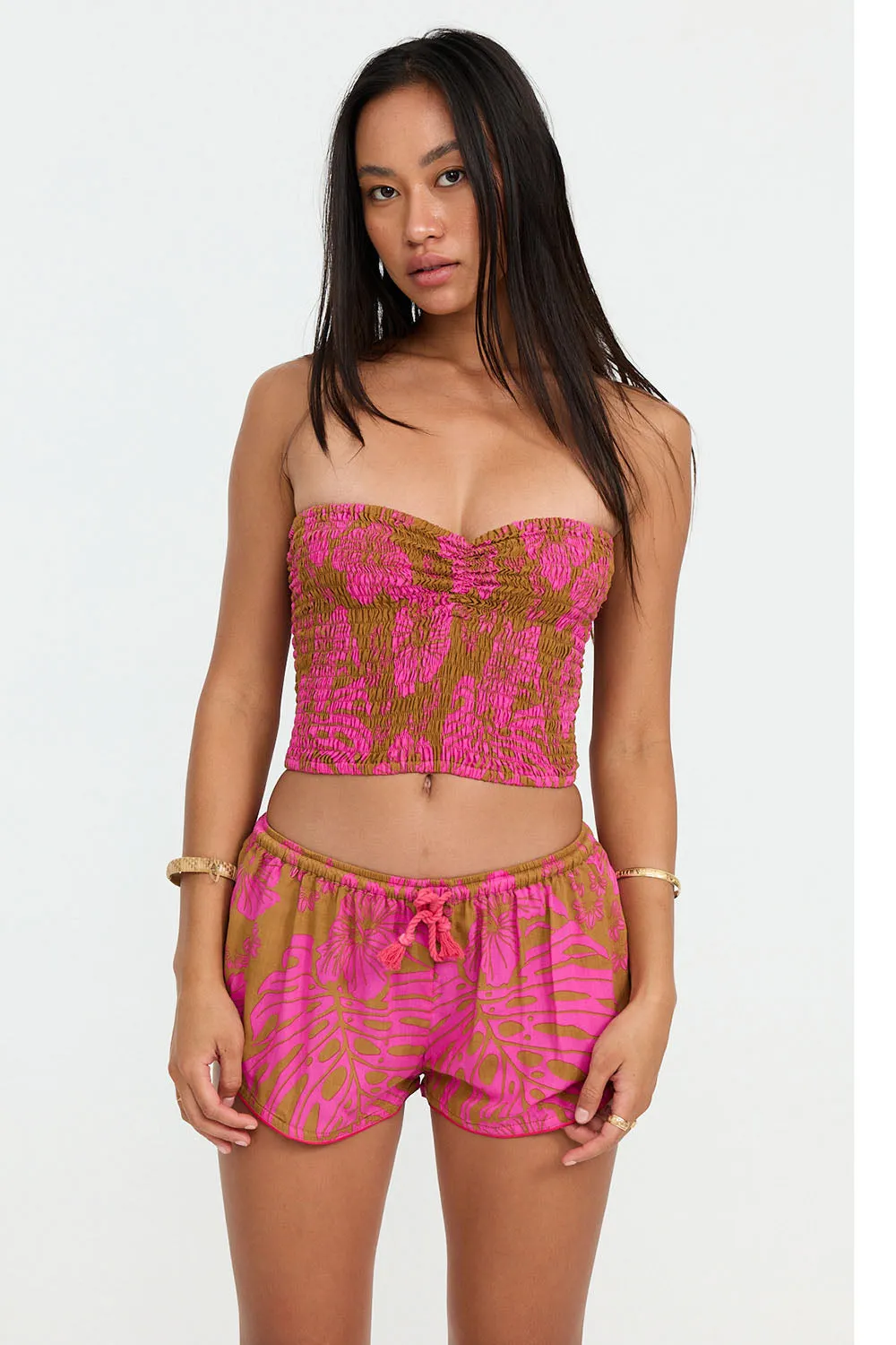 Benoa Swim Moana Shorts in Garden sold by Society Bikini product image thumbnail 3