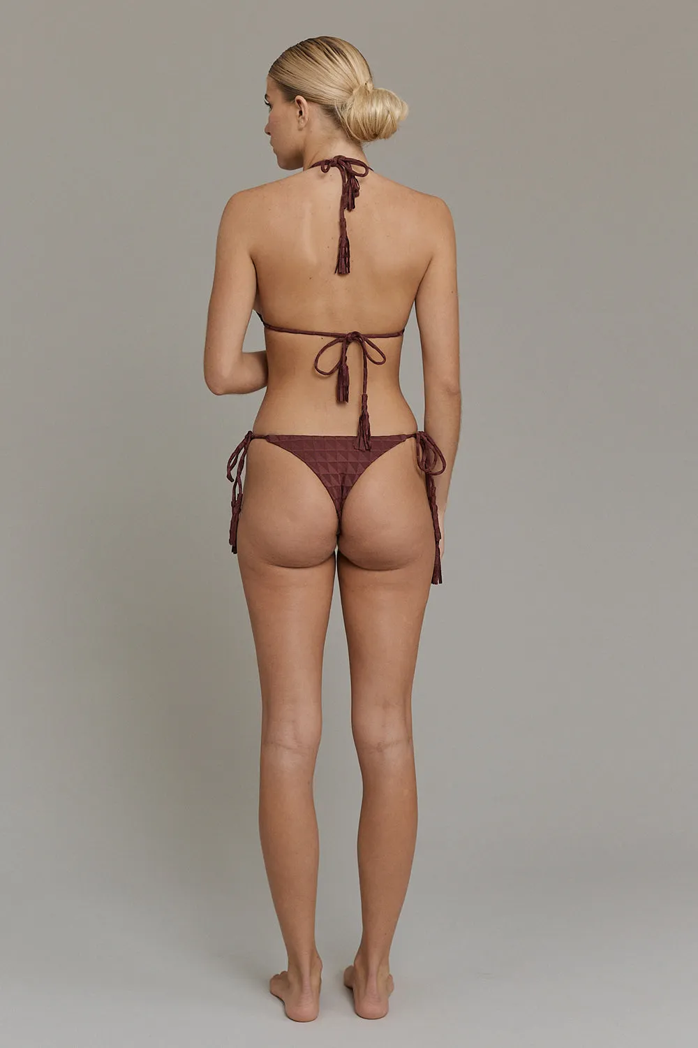 ACACIA Pre-Fall 2025 Cannons Top in Bison sold by Society Bikini product image thumbnail 3